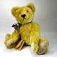 Artist German Teddy Bear Johanna Haida Vtg 1995 Albert Gold Mohair 18 Signed