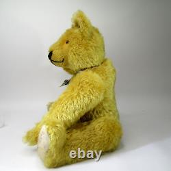 Artist German Teddy Bear JOHANNA HAIDA vtg 1995 ALBERT gold mohair 18 signed