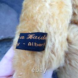 Artist German Teddy Bear JOHANNA HAIDA vtg 1995 ALBERT gold mohair 18 signed