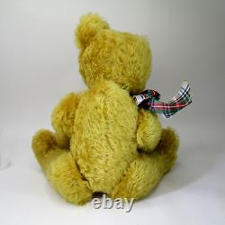 Artist German Teddy Bear JOHANNA HAIDA vtg 1995 ALBERT gold mohair 18 signed