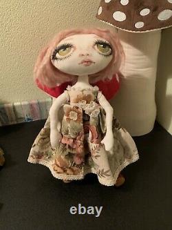Artist Made Art Doll. Handmade Rag Doll Free P&P Last Listing