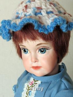 Artist Original Porcelain Doll CAROL by Phyllis Wright. OOAK