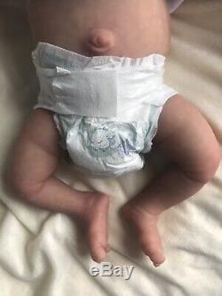 Artist Painted High Quality Silicone Baby With Cloth Body