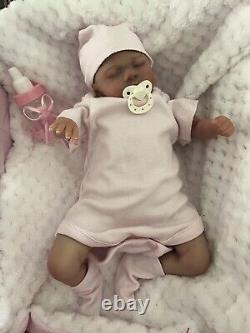 Artist Reborn Baby Lifelike Doll Luna Sleeping Preemie On 10