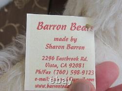 Artist Sharon Barron Mohair Ooak Bear 37 Inches! Rare