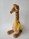 Artist Teddy Giraffe Art Doll, Ooak Home Office Decor, 11 Inch