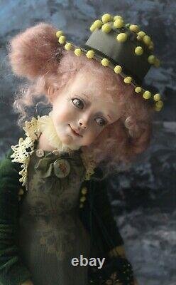 Artist author's OOAK doll Mimosa