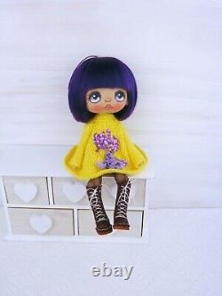 Artist doll textile doll 11 OOAK handmade girl doll Christmas gift