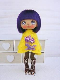 Artist doll textile doll 11 OOAK handmade girl doll Christmas gift