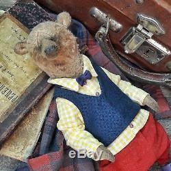 Artist teddy bear ooak collectible handmade