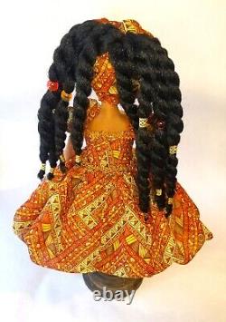 Ashlene? #Blackdoll handmade ooak cloth doll