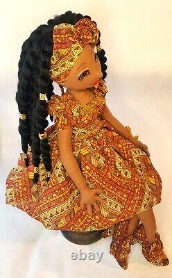 Ashlene? #Blackdoll handmade ooak cloth doll