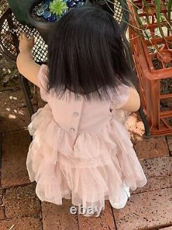 Asian Reborn Baby GIRL Doll NAOKO was Min Li Jorja Pigott COMPLETE Toddler COA