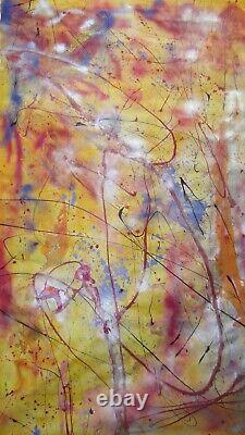 BEAUTIFUL GIANT ABSTRACT DECOR Painting on canvas! OOAK