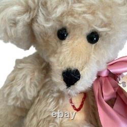 BINKY BEARS Sydney Marshall-Tall Mohair Teddy Bear Artist Signed OOAK 89 Heart