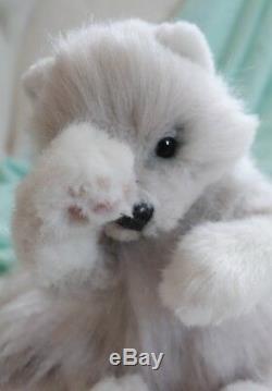Baby Arctic fox Yuki OOAK