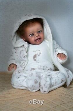 Baby reborn doll Yannik by Blick, realistic artist Olga Konovnina, cute babies