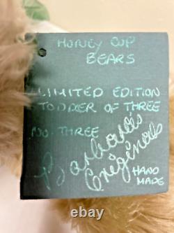 Barbara's Originals 16 Honey Cup Bears Brianne Mohair Handmade OOAK
