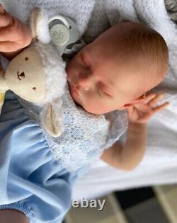 Beautiful SLEEPING Reborn baby doll. Laura