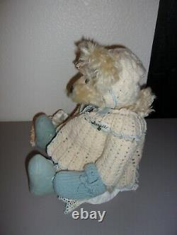 Bessie Sweater Girl Susan Horn Teddy 16 Mohair Teddy Bear 1995 One of a Kind