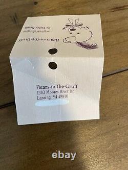 Betsy L. Reum OOAK Artist Teddy Bear Bears in the Gruff Rare HTF Mohair Jointed