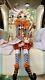 Big Handmade Art Textile Autumn Jester Cat 27 Collectable, Art Doll, Ooak