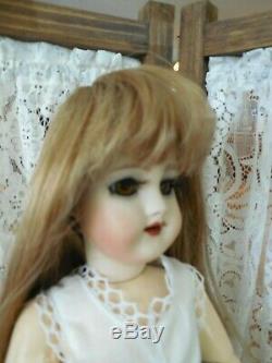 Bleuette Doll 301 Antique French Doll Reproduction-4 wigs-artist Dawn J
