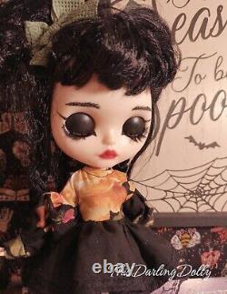 Blythe Dawn Ooak Handmade Handcrafted Custom Factory Base Doll Goth Emo