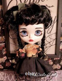 Blythe Dawn Ooak Handmade Handcrafted Custom Factory Base Doll Goth Emo