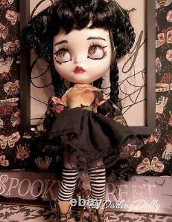 Blythe Dawn Ooak Handmade Handcrafted Custom Factory Base Doll Goth Emo