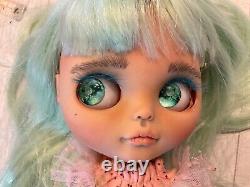 Blythe doll, Custom Blythe Doll OOAK by BlytheLove, in Pinks and Greens