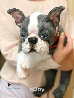 Boston terrierPuppy/dog 16,5 in(42 cm) realistic toy