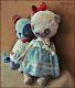 By Alla Bears Artist Old Vintage Antique Teddy Bear Art Doll Hand Made Baby Toy