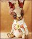 By Alla Bears Artist Bunny Rabbit Art Doll Teddy Ooak Decor Japan