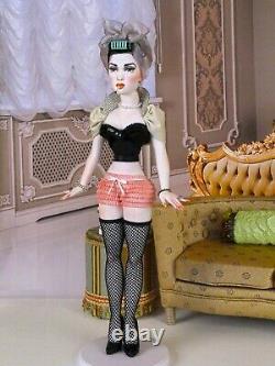 Cindy Smoker, a 20 OOAK, Vintage Inspired Pinup-Style Lady Art Doll Gayle Wray