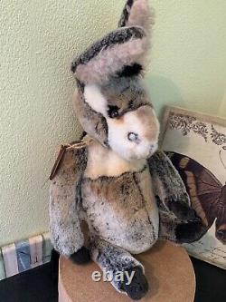 Coco and Clare Eddie The Donkey one of a kind artist bear. Ship Worldwide
