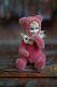 Collectible Artist Handmade Teddy Doll Bear Valentine Created With Pink Mohair