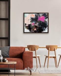 Colorful Bold OOAK original painting Contemporary Abstract Art Canvas by KatC