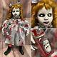 Creepy Halloween Prop Horror Ooak Dark Art Doll Large Alice In Wonderland Girl