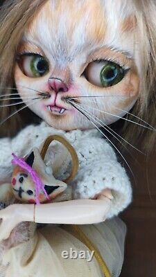 Custom Blythe Doll CAT Ooak