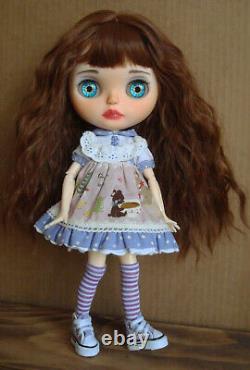 Custom Blythe Doll OOAK Blythe Art Doll by Daniela Mar