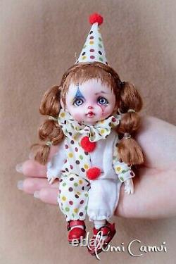 Custom Doll OOAK repaint Holala styled artist doll by Yumi Camui