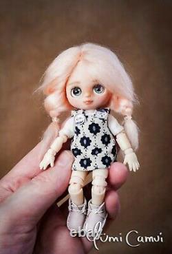 Custom Doll OOAK repaint Petite Blythe artist doll by Yumi Camui