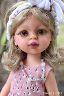 Custom OOAK Paola Reina Doll MARGEAUX Artist Repaint Blonde Hair Hazel Eyes