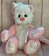 Custom Sandy Czaja Notchlok Bears Pink Kitty Bear Handmade Ooak Artist Mohair