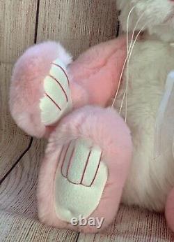 Custom Sandy Czaja Notchlok Bears Pink Kitty Bear Handmade OOAK Artist Mohair