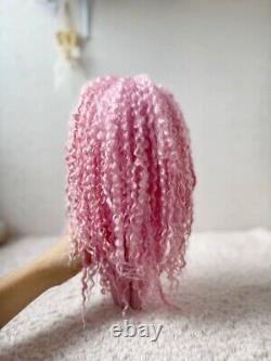 Custom blythe doll ooak new doll tan skin pink hair FREE SHIPPING