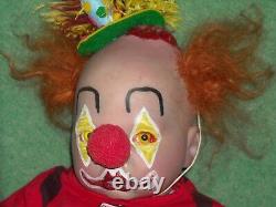 Cute zombie clown Halloween bloated bloody scary reborn baby artist OOAK doll