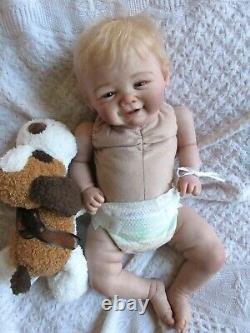DARLING Reborn Baby BOY Doll VIVIENNE by SANDY FABER- Artist PARIS ALLEY