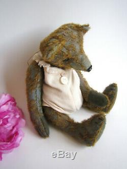 Designer OOAK mohair artist bear by Nadja Bears, Belgium. 11. Plus gift bag